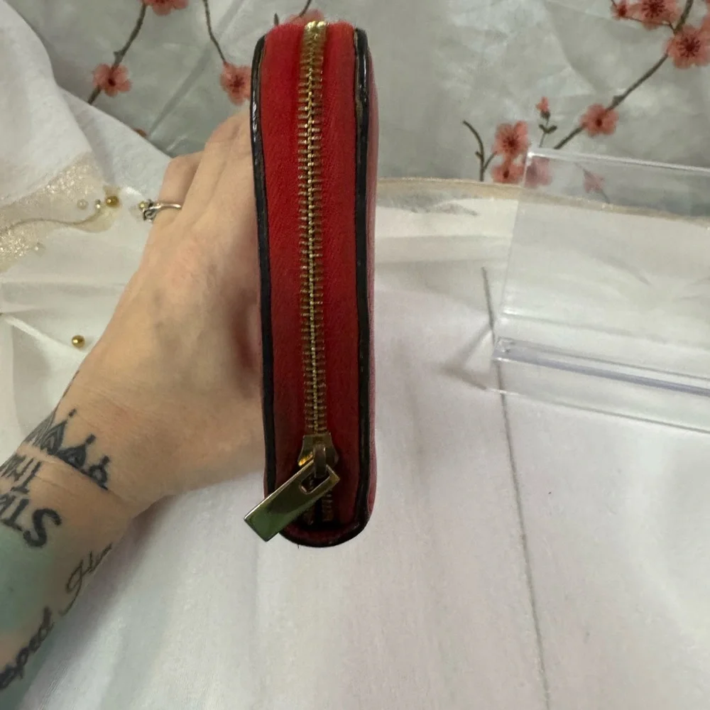 Celine Red Leather Women's wallet/cluch - Picture 5 of 8